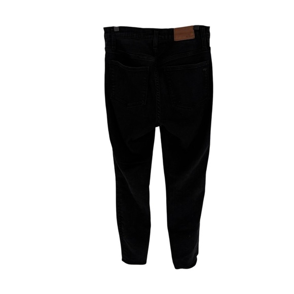 Madewell Women's 9” High-Rise Black Skinny Jeans - Picture 7 of 11
